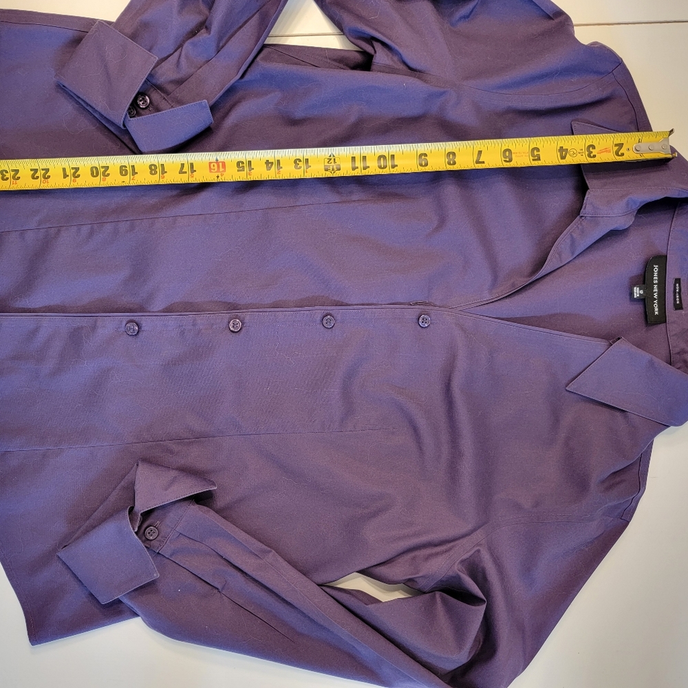 Women's Purple Button-Up Shirt